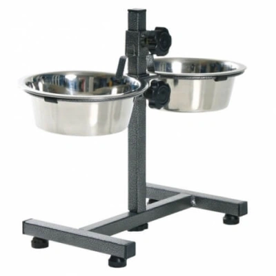 Trixie (Тріксі) Стійка для годування собак з двома мисками, 2 шт х 0,75 л