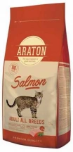 Araton (Аратон) Cat Adult Salmon Adult All Breeds Сухий корм для дорослих котів і кішок з лососем і рисом img