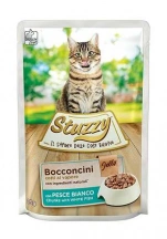 Stuzzy (Штузі) Cat White Fish Вологий корм з білою рибою для котів та кішок, желе img
