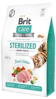 Беззерновой корм для стерилизованных кошек Brit Care Cat Grain Free Sterilized Urinary