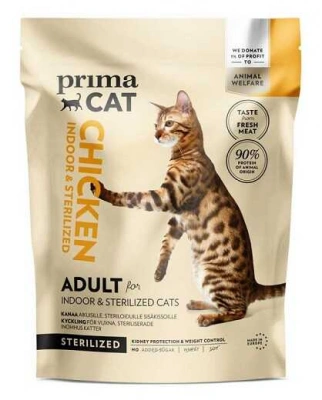 PrimaCat (ПрімаКет) Sterilised Chicken Сухий корм для стерилізованих котів і кішок з куркою