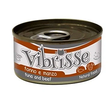Vibrisse (Вібріс) Консерви для кішок з тунцем та яловичиною