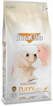 BonaCibo (БонаСібо) Puppy Chicken & Rice with Anchovy Корм ​​для цуценят, вагітних і годуючих собак усіх порід з куркою, анчоусами і рисом