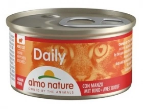 Almo Nature (Альмо Натюр) Daily Menu Cat Консервований корм для котів Шматочки яловичини в соусі img