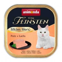 Animonda (Анімонда) Vom Feinsten Cat Adult Turkey & Salmon Консервований корм з індичкою та лососем для котів та кішок