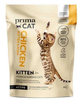 PrimaCat (ПрімаКет) Kitten Chicken Сухий корм для кошенят і годуючих кішок з куркою