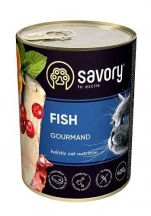 Savory (Сейворі) Cat Fish Вологий корм з рибою для довгошерстих котів і кішок img