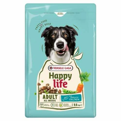 Happy Life (Хеппі Лайф) Adult All Breeds with Saucy Salmon Сухий корм з лососем для дорослих собак усіх порід