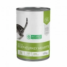 Natures Protection (Натур Протекшн) Kitten Grain Free Beef & Turkey hearts Беззерновий вологий корм з яловичиною та серцем індички для кошенят img