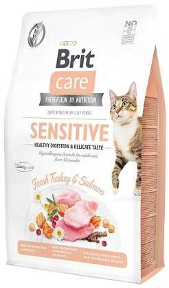 Беззерновой корм для привередливых кошек Brit Care Cat Grain Free Sensitive Healthy Digestion & Delicate Taste