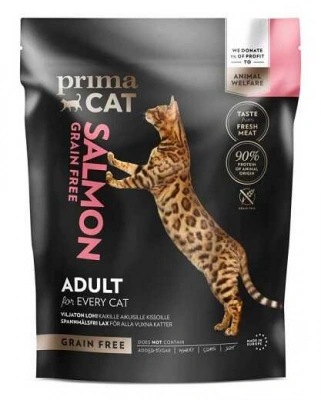 PrimaCat (ПрімаКет) Grain Free Adult Salmon Беззерновий корм для котів і кішок з лососем