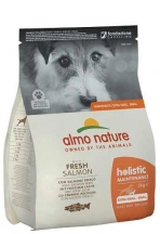 Almo Nature (Альмо Натюр) Holistic With Fresh Meat Mini Small Adult Salmon Беззерновий корм зі свіжим лососем для дорослих собак дрібних порід