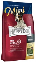 Happy Dog (Хеппі Дог) Mini Africa Сухий корм для собак дрібних порід з м'ясом страуса img