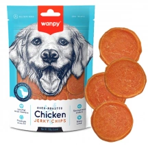 Wanpy (Ванпі) Dog Chicken Jerky Chips Ласощі чипси з в'яленою куркою для собак img