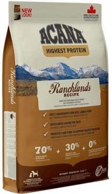 Acana (Акана) Ranchlands Grain Free 11,4 кг Беззерновий корм для собак з червоним м'ясом
