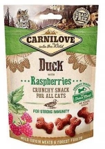 Carnilove Crunchy Snack Ласощі Карнілав для кішок Качка з малиною img