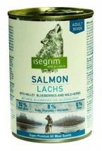 Isegrim (Ізегрім) Adult River Консервований корм для дорослих собак з лососем, просом, чорницею та дикорослими травами img