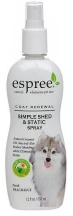 Espree (Еспрі) Espree Simple Shed & Static Spray Спрей-антистатик від випадіння шерсті у собак img