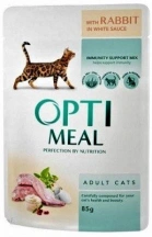 Optimeal (Оптиміл) Консерви з кроликом у соусі для кішок img