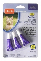 Hartz (Хартц) Ultra Guard One Spot Treatment for Cats and Kittens Краплі для кошенят та котів від бліх, яєць та личинок