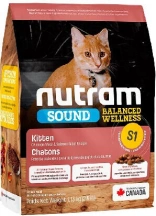 Nutram (Нутрам) S1 Sound Kitten Сухий Холістик корм для кошенят img
