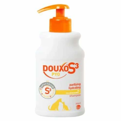 Ceva Douxo (Сева Дуксо) S3 PYO Shampoo Sachet 15 мл Антимікробний і протигрибковий шампунь для догляду за пошкодженою шкірою собак і котів