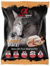 Alpha Spirit (Альфа Спіріт) Snacks Turkey Напіввологі ласощі для собак Снеки з індичкою