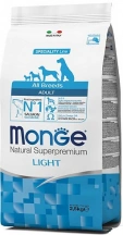 Monge (Монж) All Breeds Adult Light Salmon & Rice Низькокалорійний корм для собак з лососем і рисом img