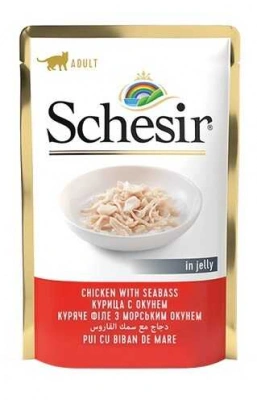 Schesir (Шезір) Cat Вологий корм для кішок з куркою та окунем