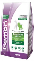 Gemon (Гемон) Medium Adult Сухий корм для середніх порід собак з ягням і рисом img