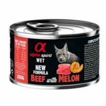 Alpha Spirit (Альфа Спіріт) Cat Adult Beef & Melon Вологий корм з яловичиною і динею для дорослих котів і кішок img