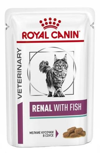 Диетический влажный корм Royal Canin Renal Fish Cat