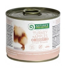 Nature's Protection (Нейчерс Протекшн) Adult Small Breed Turkey & Apples Консервы для мелких пород собак с индейкой и яблоками Natures Protection (Натур Протекшн) Adult Small Breed Turkey & Apples Консерви для дрібних порід собак з індичкою та яблуками img