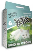 Kotix Tofu (Котікс Тофу) Classic Соєвий наповнювач для котячого туалету, нейтральний