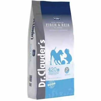 Dr. Clauder's (Др. Клаудерс) High Premium Dog Adult All Breeds Fish & Rice Сухий корм з рибою і рисом для дорослих собак усіх порід