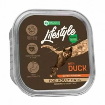Natures Protection (Натур Протекшн) Lifestyle Cat Adult Sensitive Digestion Duck Вологий корм з качкою для дорослих котів і кішок з чутливим травленням img