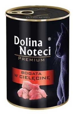 Dolina Noteci (Доліна Нотечі) Premium Cat Veal Консерви з телятиною для котів та кішок 400 гр