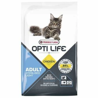 Opti Life (Опті Лайф) Cat Adult Sterilised Light Grain Free Chicken Беззерновий сухий корм з куркою для стерилізованих і котів із зайвою вагою