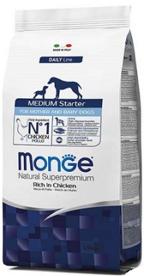 Monge (Монж) Dog Medium Starter & Mother and Baby Корм ​​для цуценят і годуючих сук середніх порід