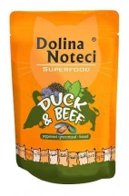 Dolina Noteci (Долина Нотечи) Premium Superfood Cat Влажный корм с уткой и говядиной для кошек и кошек Dolina Noteci (Доліна Нотечі) Premium Superfood Cat Вологий корм з качкою та яловичиною для котів та кішок img