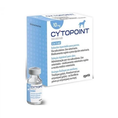 Cytopoint (Цитопоінт) Засіб для лікування атопічних та алергічних дерматитів у собак, 10 мг х 2 шт.
