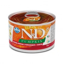 Farmina (Фарміна) N&D Prime Grain Free Dog Adult Mini Chicken, Pumpkin & Pomegranate Беззерновий вологий корм з куркою, гарбузом та гранатом для собак дрібних порід img