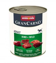 Animonda (Анімонда) GranCarno Adult Beef & Game Консерви з яловичиною та дичиною для собак img