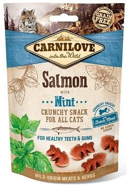 Carnilove (Карнілав) Crunchy Snack Cat Adult Salmon & Catnip Хрусткі ласощі з лососем і котячою м'ятою для котів і кішок
