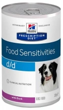 Hills (Хіллс) D/D Sensitivities Duck Лікувальні консерви для собак при алергії з качкою img