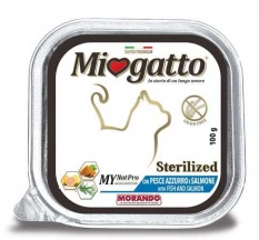 Morando (Морандо) MioGatto Sterilised Salmon Вологий корм для стерилізованих кішок з лососем img