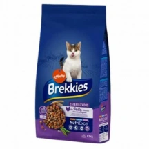Brekkies (Брекіс) Cat Sterilized Сухий корм з куркою для дорослих стерилізованих котів і кішок img