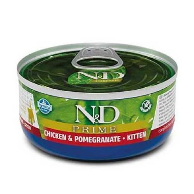 Farmina (Фарміна) N&D Prime Grain Free Kitten Chicken & Pomegranate Беззерновий вологий корм з куркою та гранатом для кошенят