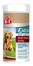 8in1 (8в1) Vitality Excel Multi Vitamin Senior Мультивітамінний комплекс для літніх собак img