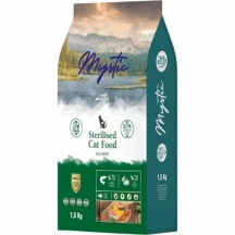 Mystic (Містік) Cat Adult Sterilised Low Grain Salmon Низькозерновий сухий корм з лососем для стерилізованих котів і кішок img